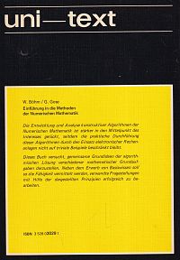 Einführung in die Methoden der Numerischen Mathematik, 1