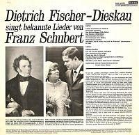 Dietrich Fischer-Dieskau Singt Bekannte Lieder Von Franz Schubert [Vinyl], 1