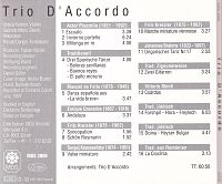 Trio D'Accordio [CD], 1