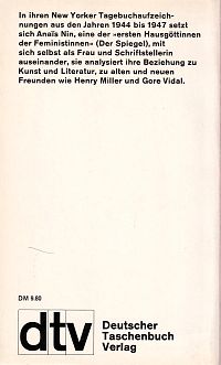 Die Tagebücher der Anais Nin 4, 1