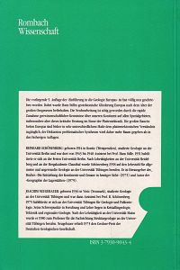 Einführung in die Geologie Europas, 1