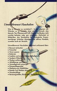 Umweltbewusst Haushalten, 1