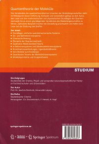 Quantentheorie der Moleküle, 1