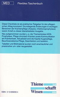 Checkliste Krankenpflege, 1