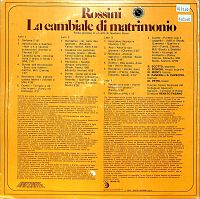La Cambiale Di Matrimonio [CD], 1