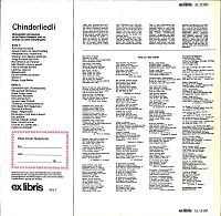 Chinderliedli [Vinyl], 1