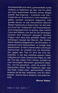 Schatten - Tagebuch einer Krankheit, 1