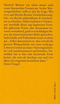 Kürzestgeschichten, 1