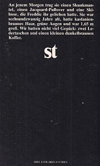 Die Gasse der dunklen Läden, 1