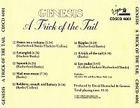 A Trick Of The Tail [CD], 1