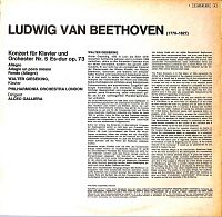 Ludwig van Beethoven - Konzert für Klavier und Orchester Nr. 5 Es-dur op. 73 [Vinyl], 1