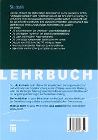 Statistik - Eine verständliche Einführung, 1