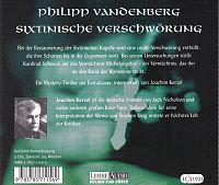 Sixtinische Verschwörung, 1