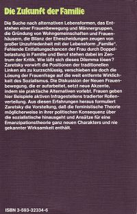 Die Zukunft der Familie, 1