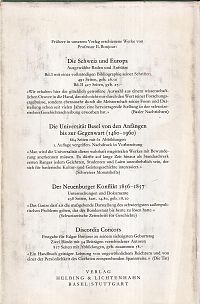 Geschichte der schweizerischen Neutralität - Band VI, 1