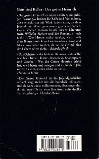 Der grüne Heinrich, 1