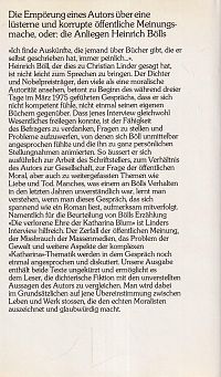 Die verlorene Ehre der Katharina Blum - Drei Tage im März, 1