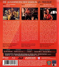Die 36 Kammern der Shaolin - Trilogie [Blu-ray 3D], 1