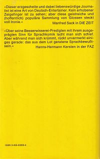 Deutsch für Besserwisser, 1