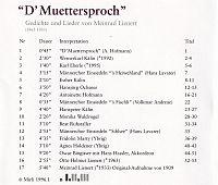 D'Muettersproch [CD], 1