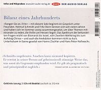 Unser Jahrhundert , 1