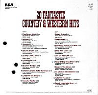 20 Fantastic Country & Western Hits [Vinyl], 1