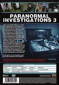 Paranormal Investigations 3 - Tödliche Geister [DVD], 1