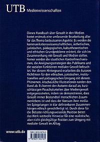 Mediale Gewalt: Interdisziplinäre und ethische Perspektiven, 1