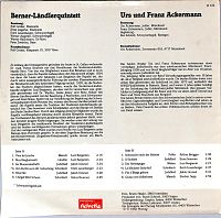 Berner-Ländlerquintett - Urs Und Franz Ackermann [Vinyl], 1