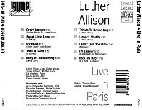 Live in Paris [CD], 1