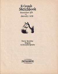 R. Crumb Sketchbook November 1974 to January 1978, 1