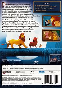 Der König der Löwen [DVD], 2