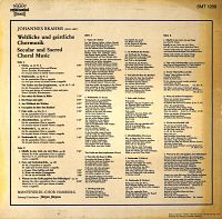 Weltliche und geistliche Chormusik [Vinyl], 1