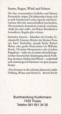 Sonne, Regen, Wind und Schnee, 1