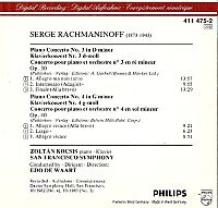 Piano Concertos 3 & 4 [CD], 1