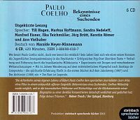 Bekenntnisse eines Suchenden, 1