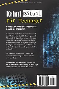 Krimi Rätselbuch für Teenager, 1