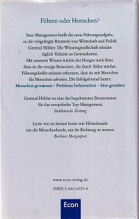 Die Sinn-Macher, 1