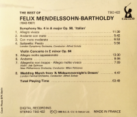 The best of Mendelssohn [CD], 1