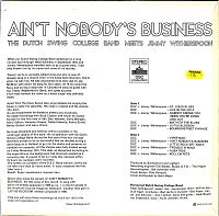 Ain't Nobody's Business [Vinyl], 1