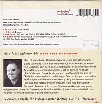 Das Buch der Unruhe des Hilfsbuchhalters Bernardo Soares [CD], 1