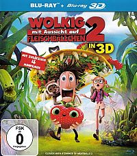 Wolkig mit Aussicht auf Fleischbällchen 2 [Blu-ray 3D], 1