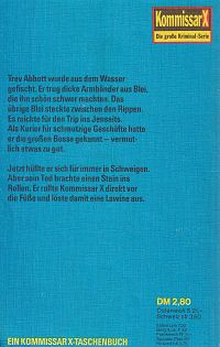 Kommissar X - Mord hat noch keiner Überlebt, 1