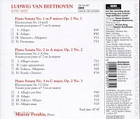 Piano Sonatas OP. 2 Nos. 1-3 [CD], 1