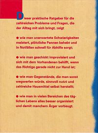 Man muss sich nur zu helfen wissen, 1