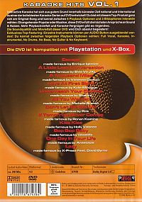 Karaoke Charts Hits Vol. 1 [DVD], 1
