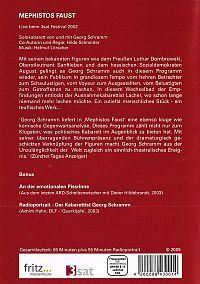 Mephistos Faust [DVD], 1