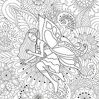 Zauberhafte Fantasiewelten zum Ausmalen, 1