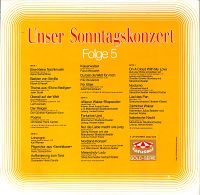 Unser Sonntagskonzert Folge 5 [Vinyl], 1