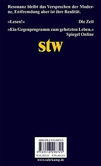 Resonanz - Eine Soziologie der Weltbeziehung, 1